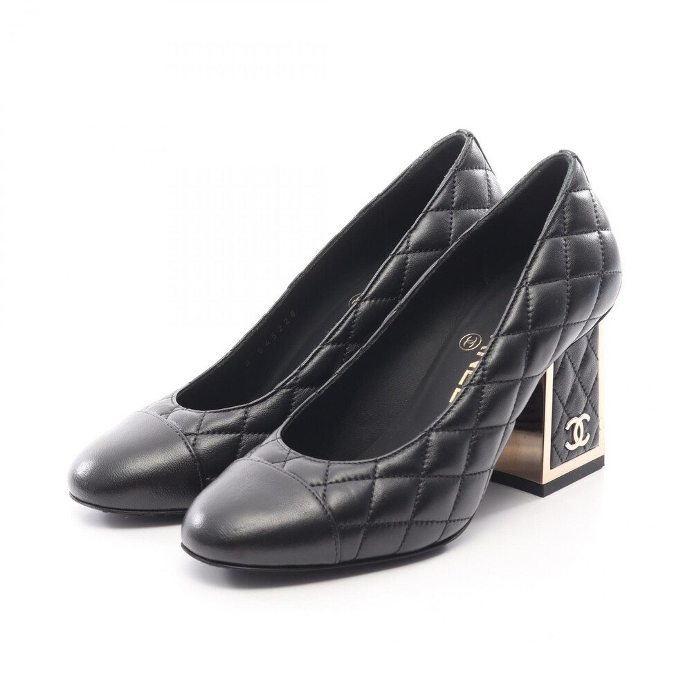 Chanel Matelasse Pumps Heels Shoes #35 #339406C86B